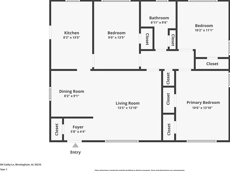 3 bed, 1.0 bath, 2016 sqft, $1,280 — Photo 2