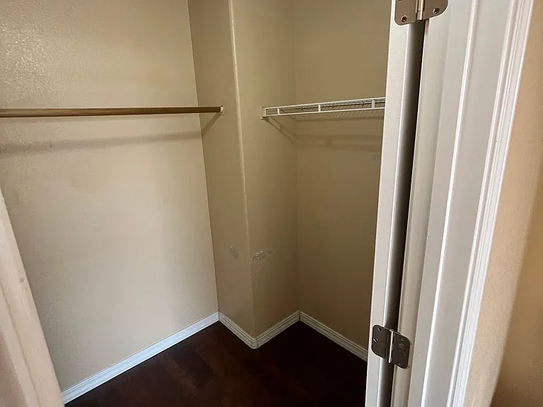 Master walk in closet