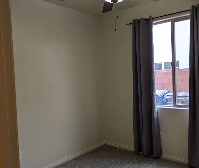 Third Bedroom. 
*New Blinds installed. Not shown in photo.