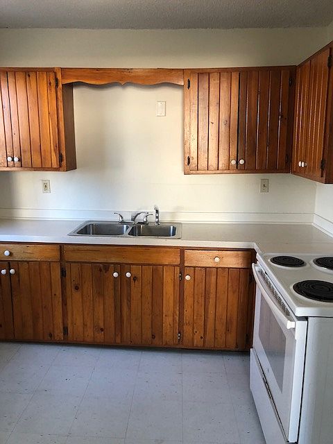 Kitchen with Stove and Refrigerator
