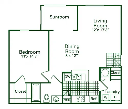 Floor plan 1A