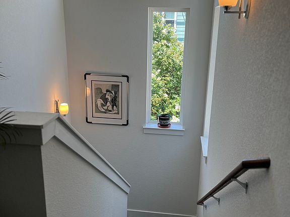 From landing, looking down the stairs.