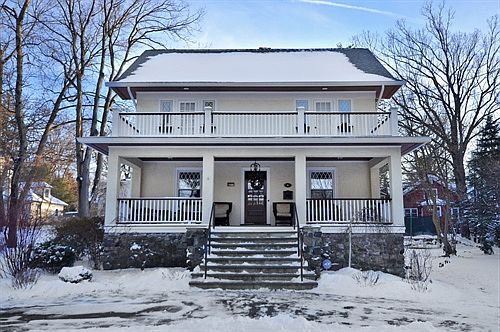 Welcoming front porch