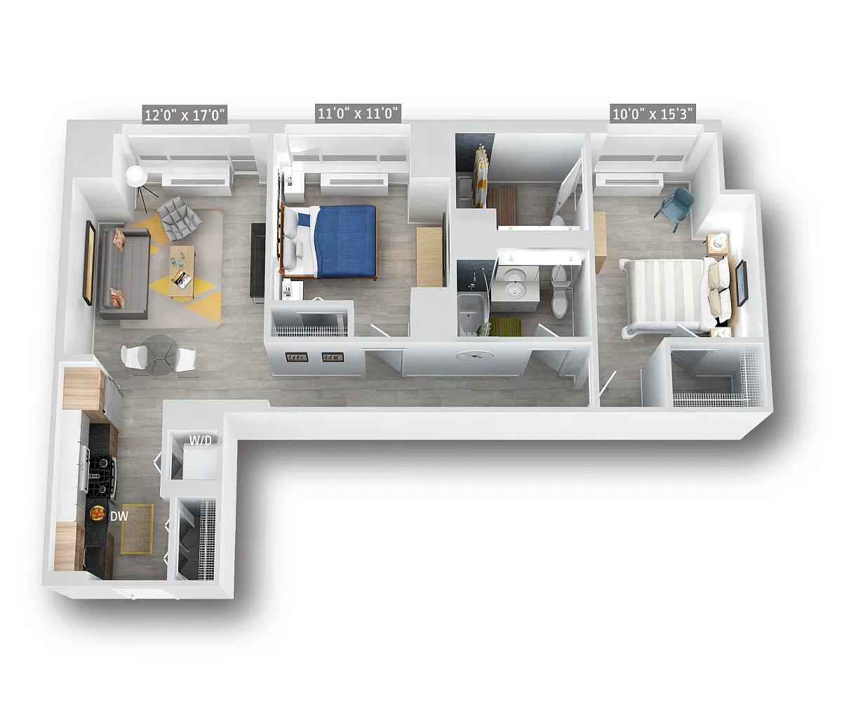 Floor plan B3