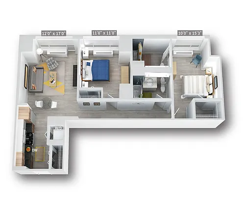 Floor plan B3