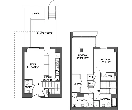 Floor plan The Levi I - IV