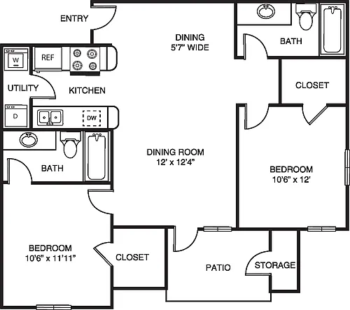 Floor plan B2