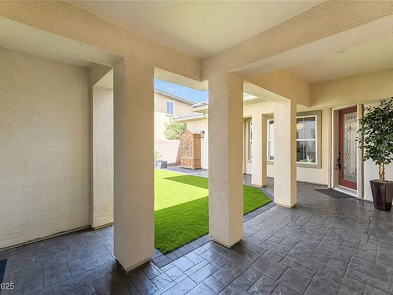 Entry to courtyard. Keyless entry for casita, laundry room and front door.