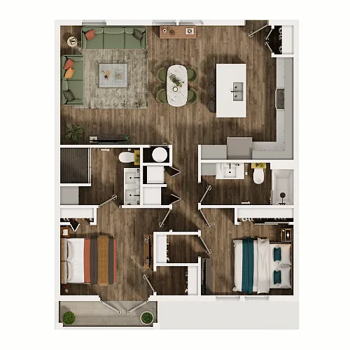 Floor plan Type 2B