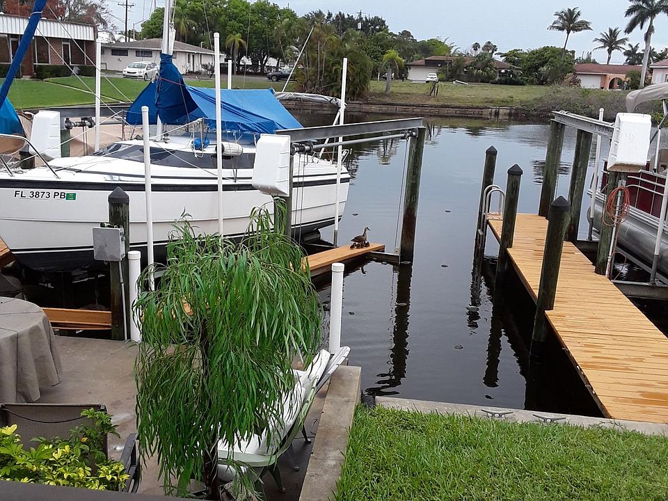 200' canal and dock view from the balcony