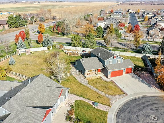 Aerial view of house