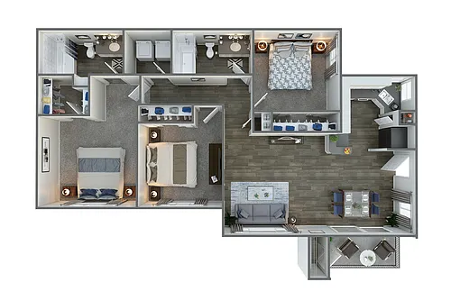 Floor plan Willow Remodeled