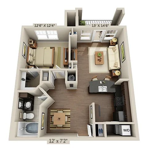 Floor plan Aspen Meadows