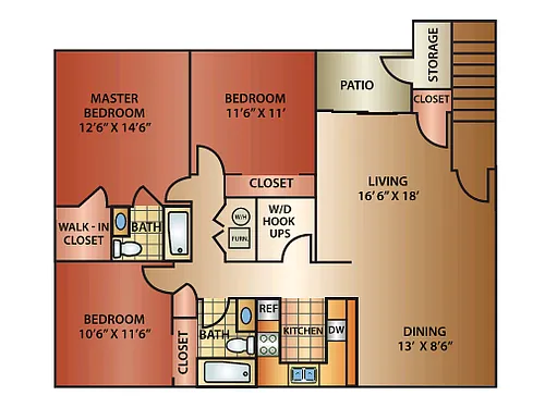 Floor plan Elevated Santa Fe