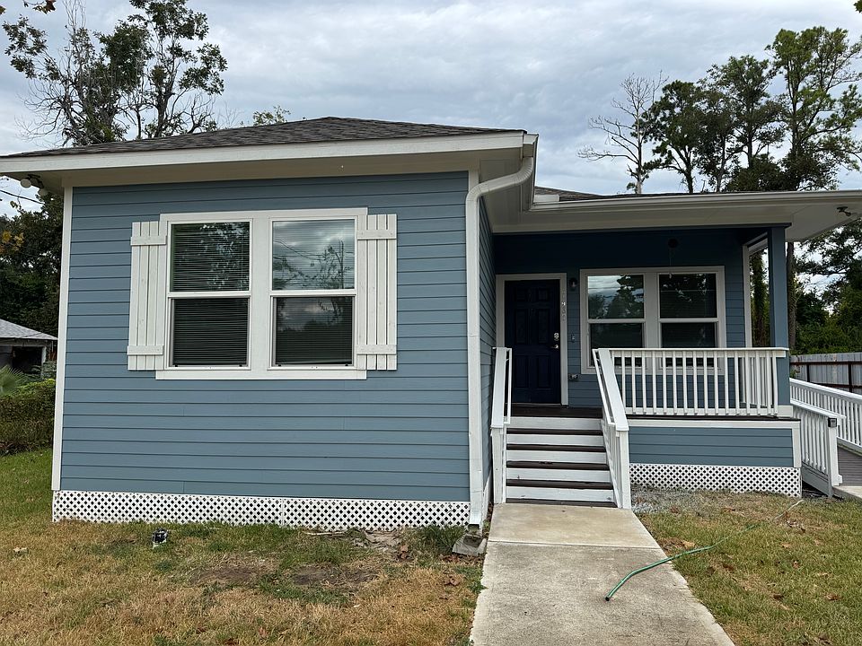 Front door and porch