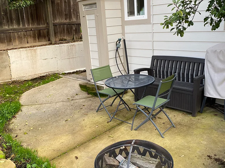 Back yard patio