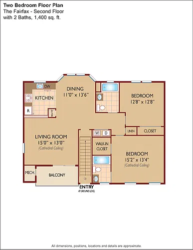 Floor plan $2.62/sq.ft. - The Fairfax