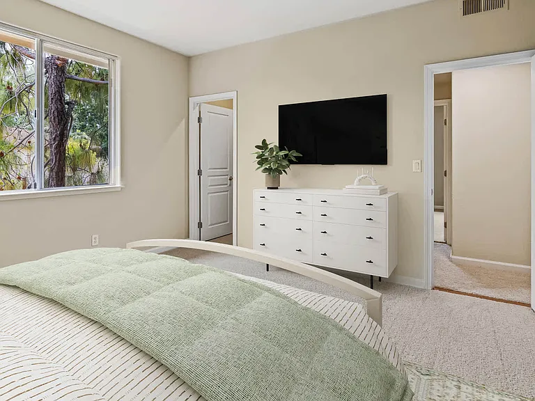 Carpeted Bedroom