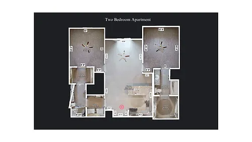 Floor plan Heritage Apartments- 2 Bedroom