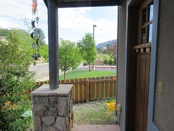 Front yard looking north