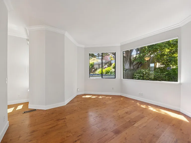 Primary Suite on main living level - very tranquil & private.