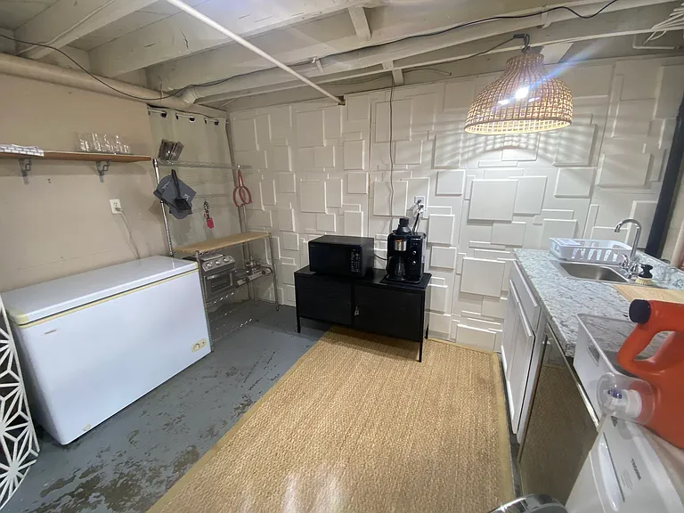 Kitchen and laundry