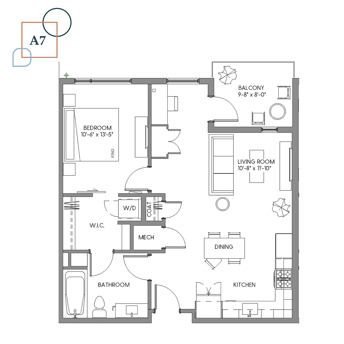 Floor plan A7