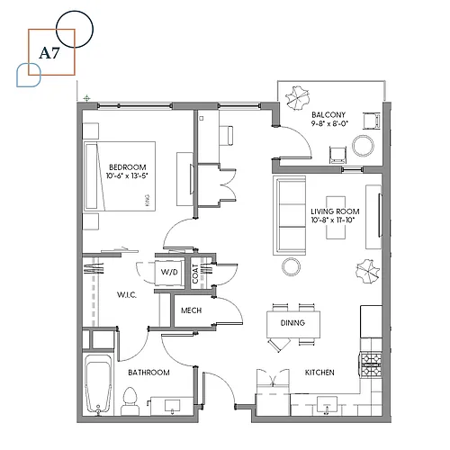 Floor plan A7