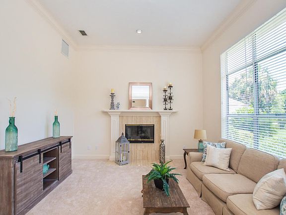 Living room & fireplace