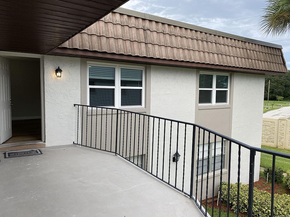 Front with private patio