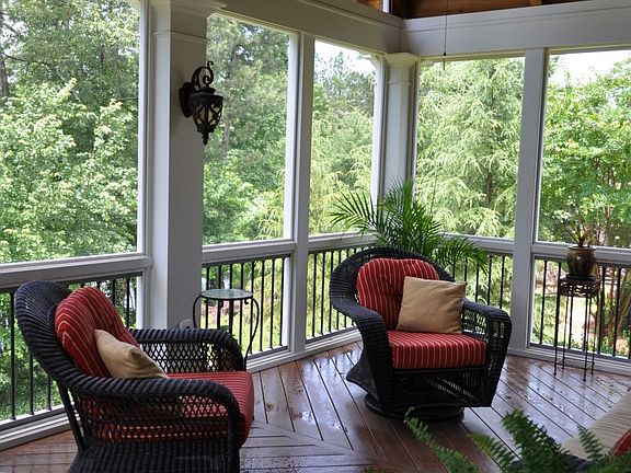 Custom screen porch