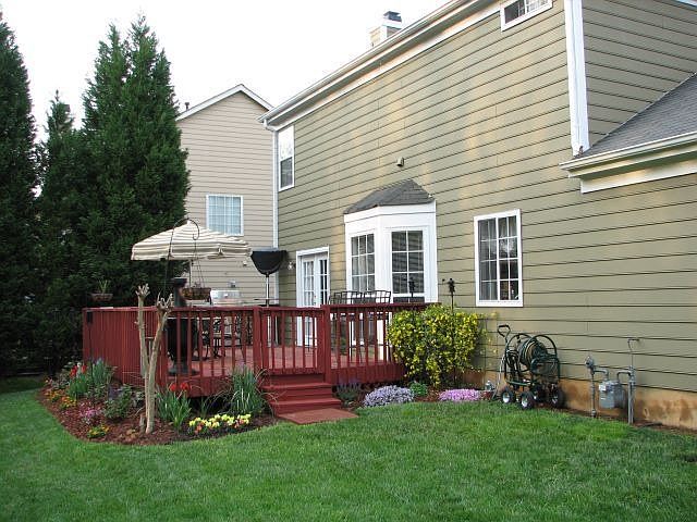 Great Back Yard with Deck
