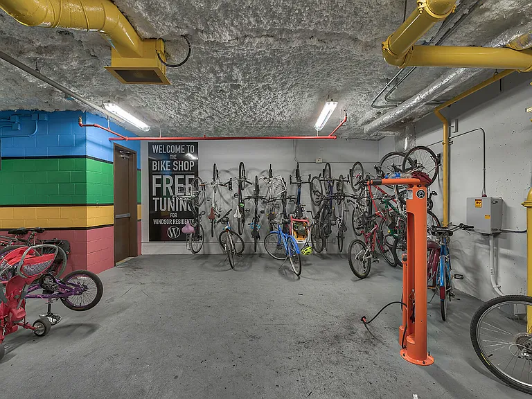 Covered bike storage