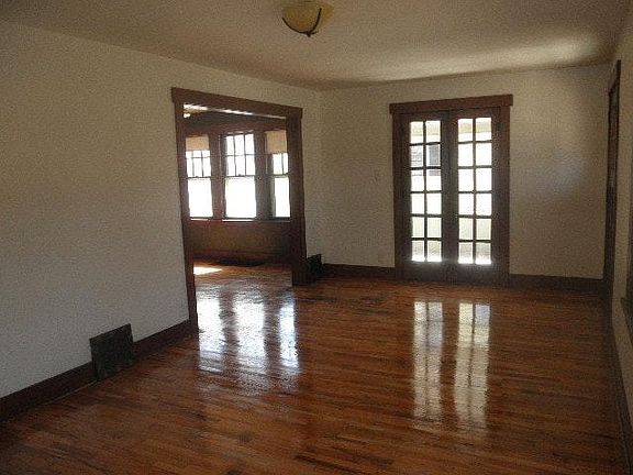 French doors leading to side porch