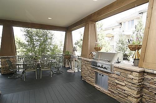 Covered, Wrap-Around Deck