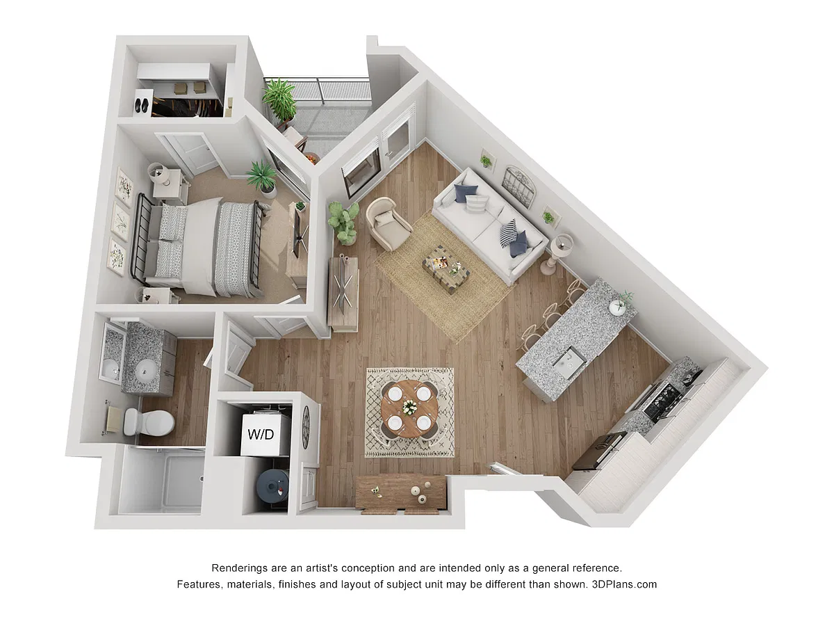 Floor plan 1X1