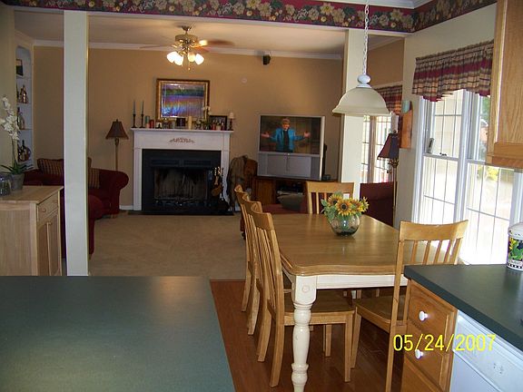 View from Kitchen into Family Rm