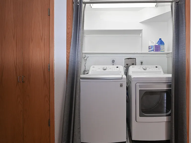 Full-size washer and dryer