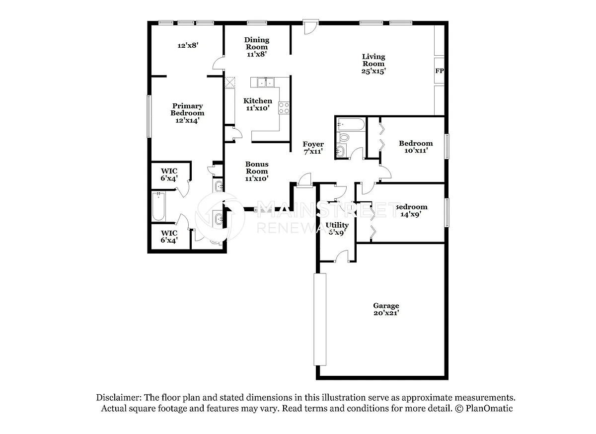 Floor Plan - 5626 Greenhill Forest Dr