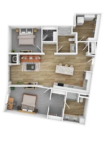 Floor plan Unison (BLDG II)