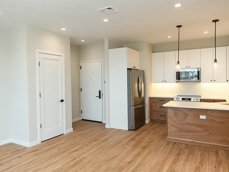 coat closet, entrance, kitchen