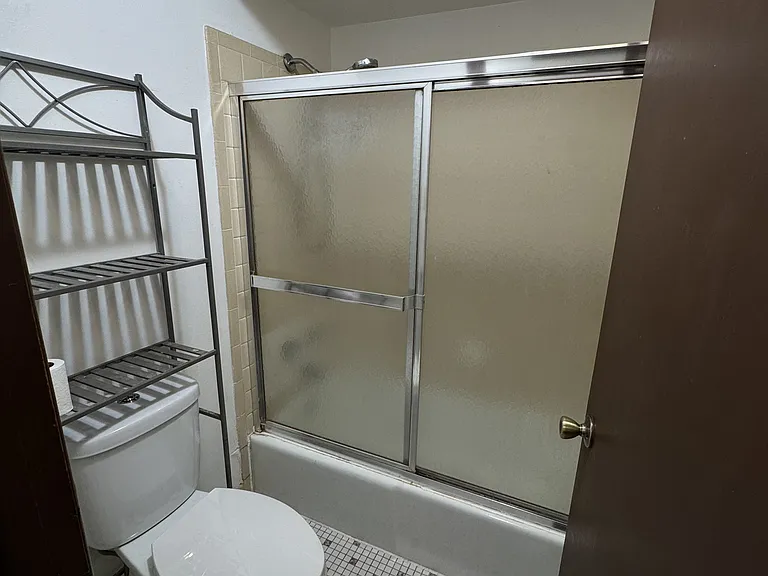 Separate shower and toilet