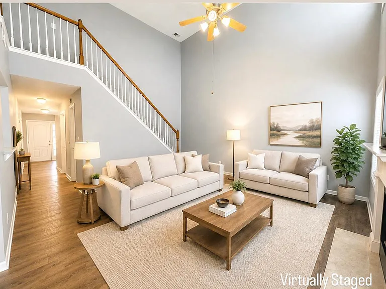 Living Room - Virtually Staged