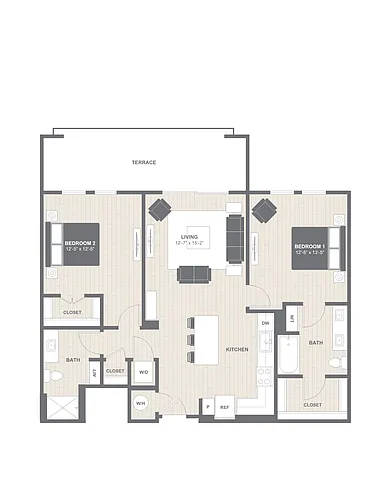 Floor plan C-C2A