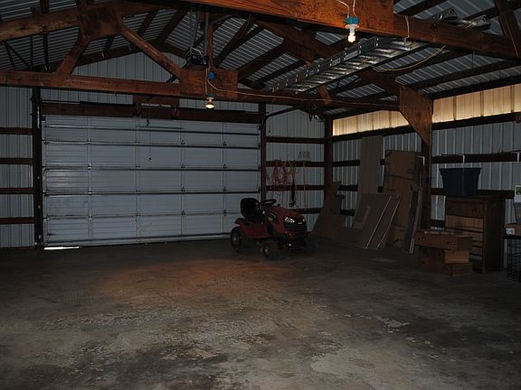 inside the shop/garage