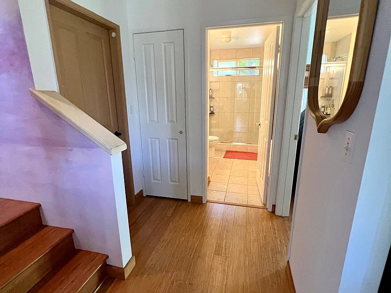 garage entrance downstairs