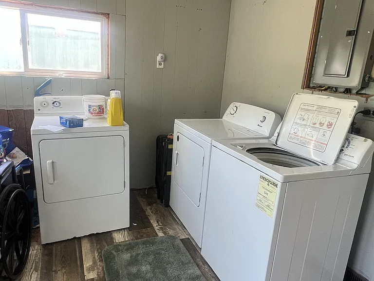 Shared laundry area