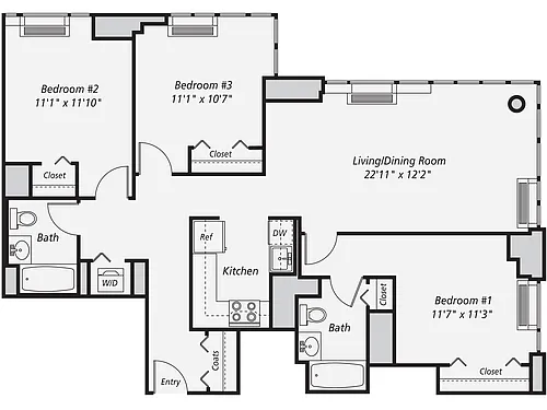 Floor plan C1