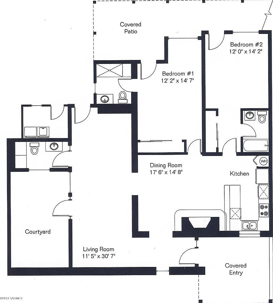 2 bed, 2.5 bath, 1620 sqft, $1,950 — Photo 2