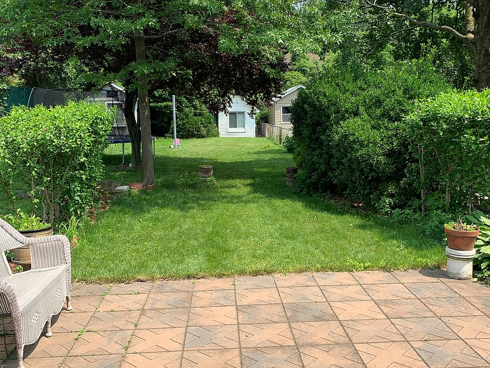 Backyard pavers & tool shed